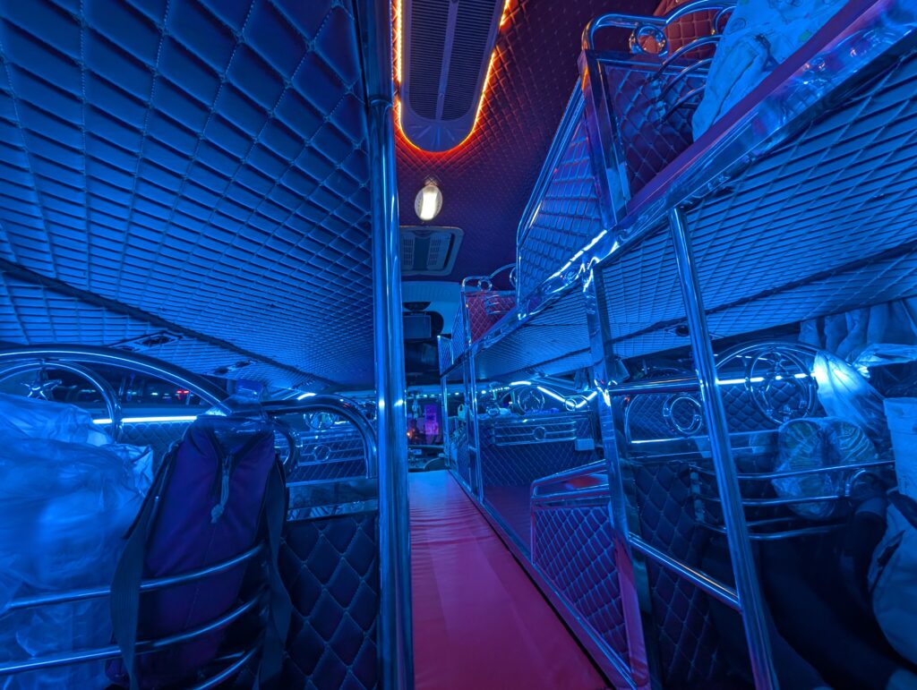 Laos Bus de nuit couchette
