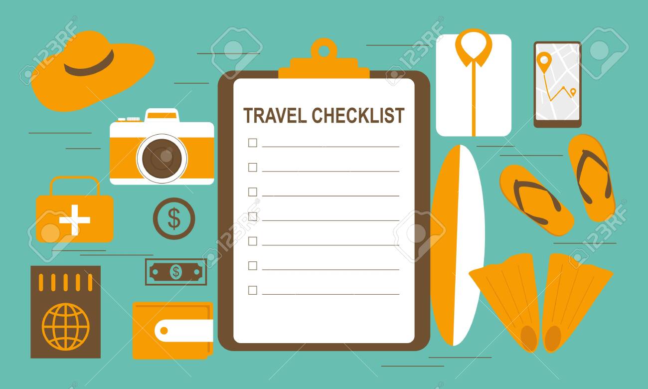 checklist pour préparer son voyage