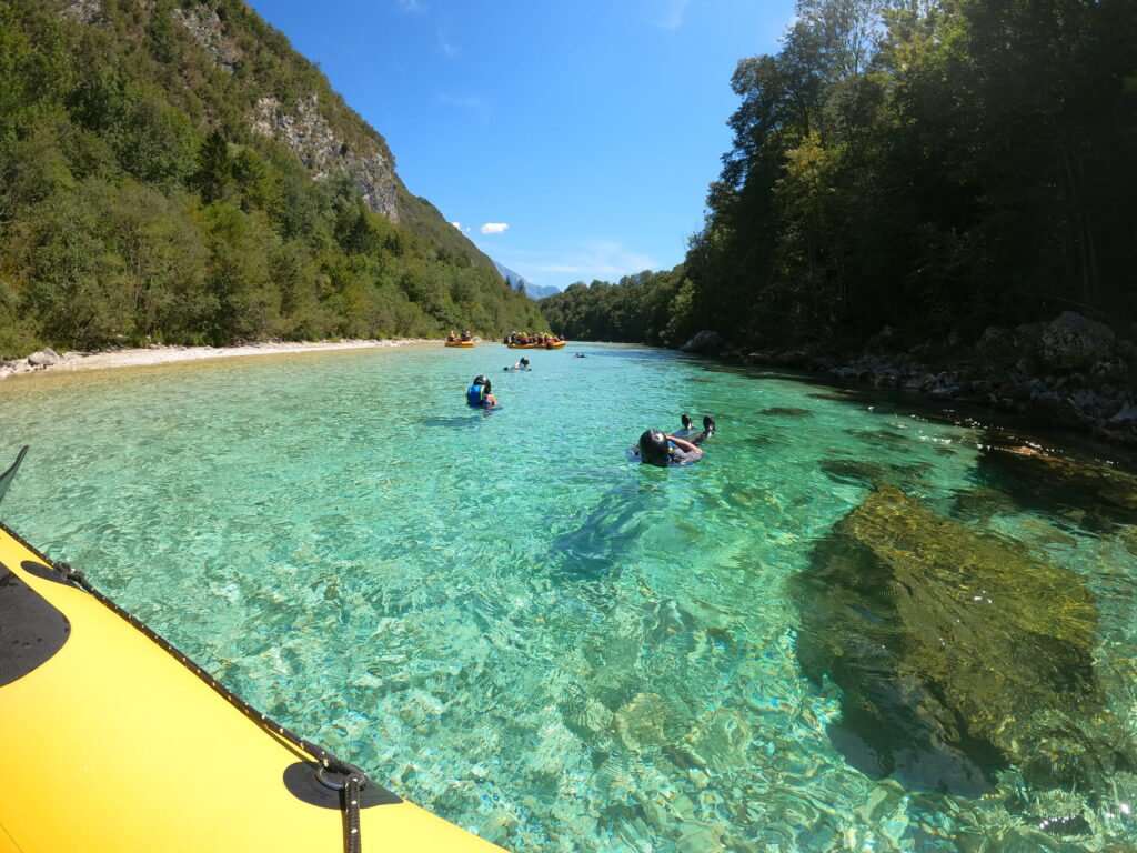Rafting Soca Slovénie