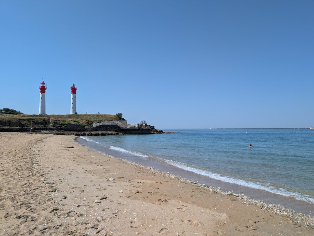 Plage sur l'île d'Aix