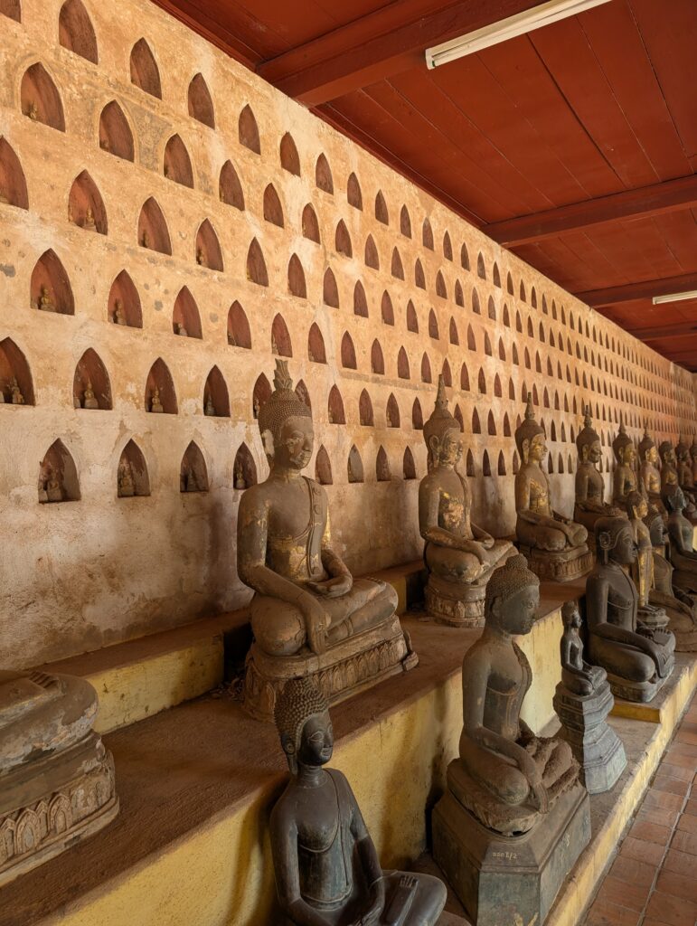 Temple aux mille buddha Vientiane Laos