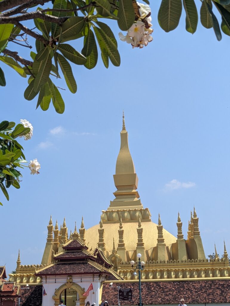 Pagode dorée Vientiane Laos