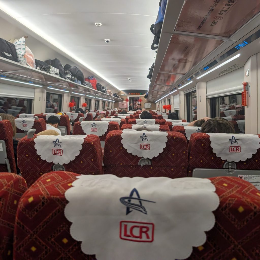 Confort Train Laos Confort du Train au Laos en classe économique